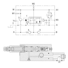 Bild von Rohrbruch-Flanschventile 1" SAE 6000