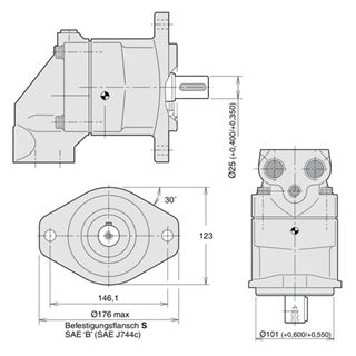 Bild von Axialkolbenpumpe F11-019-RB-SN-S