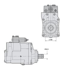 Bild von Axialkolbenpumpe VP1-075-L