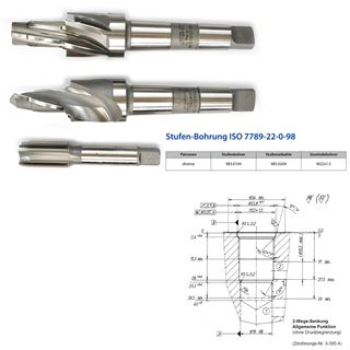 Bild von Miete Stufenwerkzeug ISO 7789-22-0-98