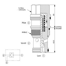 Bild von Rückschlagventil CO-19A-30-20-N, T-19A