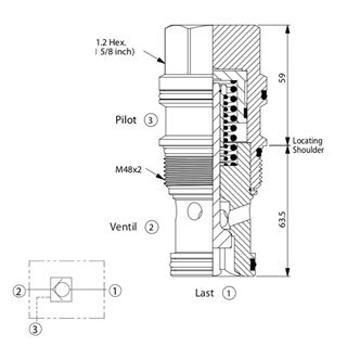 Bild von Rückschlagventil CO-19A-30-20-N, T-19A