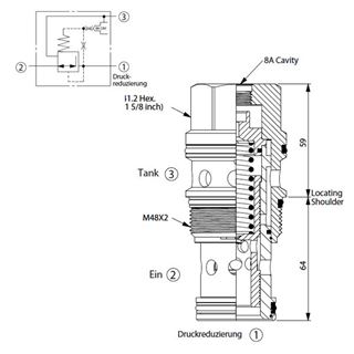 Bild von Druckreduzierventil PP-19A-30-W-8