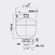 Bild von Membranspeicher SBO210-2E1/112U-210AK