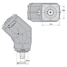 Bild von Axialkolbenpumpe F1-081-R