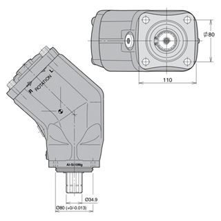 Bild von Axialkolbenpumpe F1-081-L