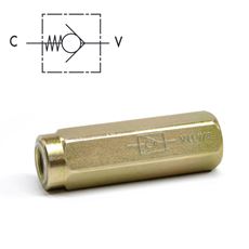 Bild von Rückschlagventil VU 1/4" (8 bar Feder)
