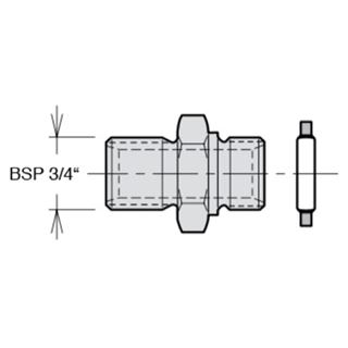 Bild von Nippelsatz BSP 3/4" für VP1-045/-075