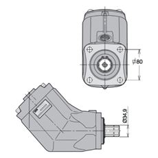 Bild von Axialkolbenmotor F1-025-M