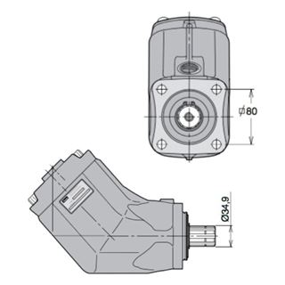 Bild von Axialkolbenmotor F1-025-M