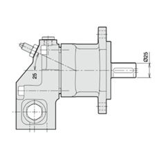Bild von Axialkolbenmotor F11-014-HB-CV-K-000
