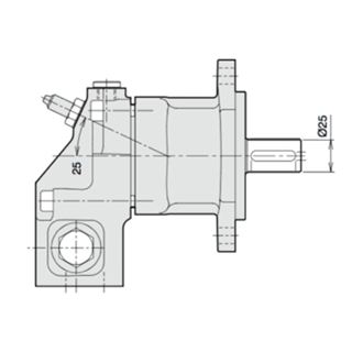 Bild von Axialkolbenmotor F11-014-HB-CV-K-000