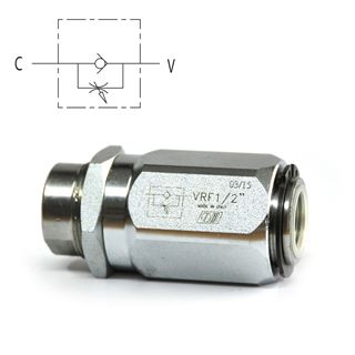 Bild von Drosselrückschlagventil VRF 1/2"