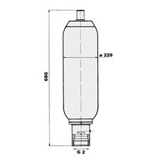 Bild von Blasenspeicher SB330-13A1/112U-330A