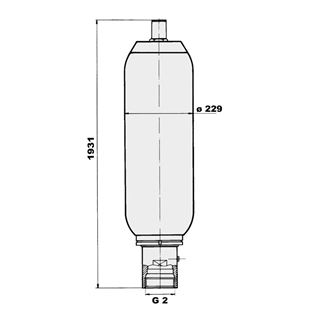 Bild von Blasenspeicher SB330-50A1/112U-330A