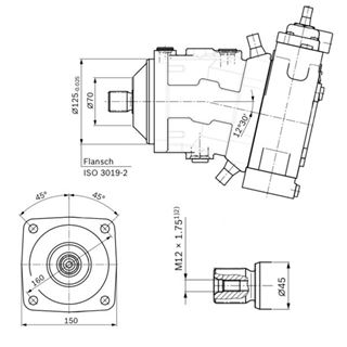 Bild von Axialkolbenpumpe A7VO55HD1/63L-NZB01
