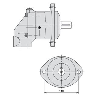 Bild von Axialkolbenmotor F11-019-MB-CN-K-000