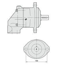 Bild von Axialkolbenmotor F11-019-MB-CV-K-000