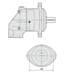 Bild von Axialkolbenmotor F11-019-MB-CV-K-000