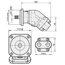 Bild von Motor SCM-034W-H-SB4-B13-S3G-100