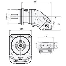 Bild von Motor SCM-034W-H-I42-K30-K3G-100