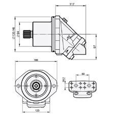 Bild von Motor SCM-034W-V-M21-W30-V2M-100