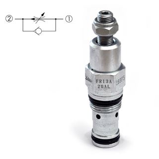 Bild von 2-Wege Stromregelventil FR-13A-20-A-L