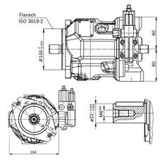 Bild von Axialkolbenp.A10VSO28DFR1/31R-PPA12N00