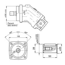 Bild von Axialkolbenpumpe A2FO28/61L-VPB05