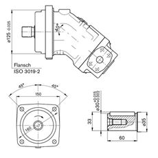 Bild von Axialkolbenpumpe A2FO45/61R-PPB05
