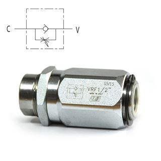 Bild von Drosselrückschlagventil VRF 1/2"