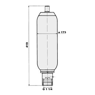 Bild von Blasenspeicher SB330-4A1/112U-330A
