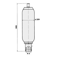 Bild von Blasenspeicher SB330-13A1/112U-330A