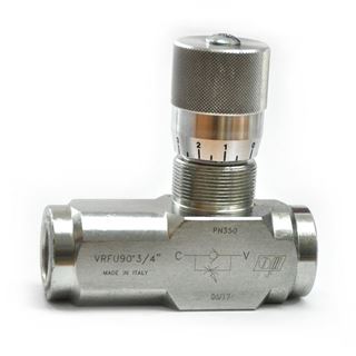 Bild von Drosselrückschlagv. VRFU 90° 3/4"
